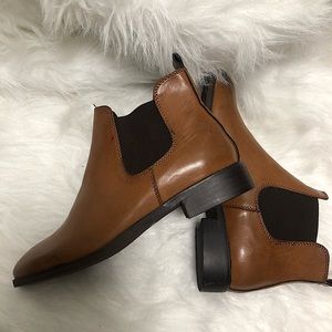 Blocco 31 Cognac Chelsea Slip-on Ankle Boots Woman’s Shoes